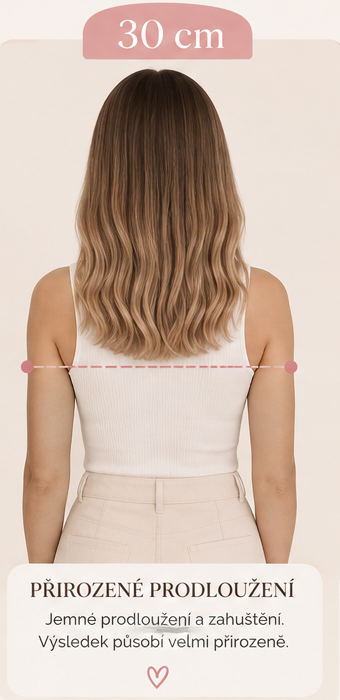 Classic tape-in vlasy 30 cm