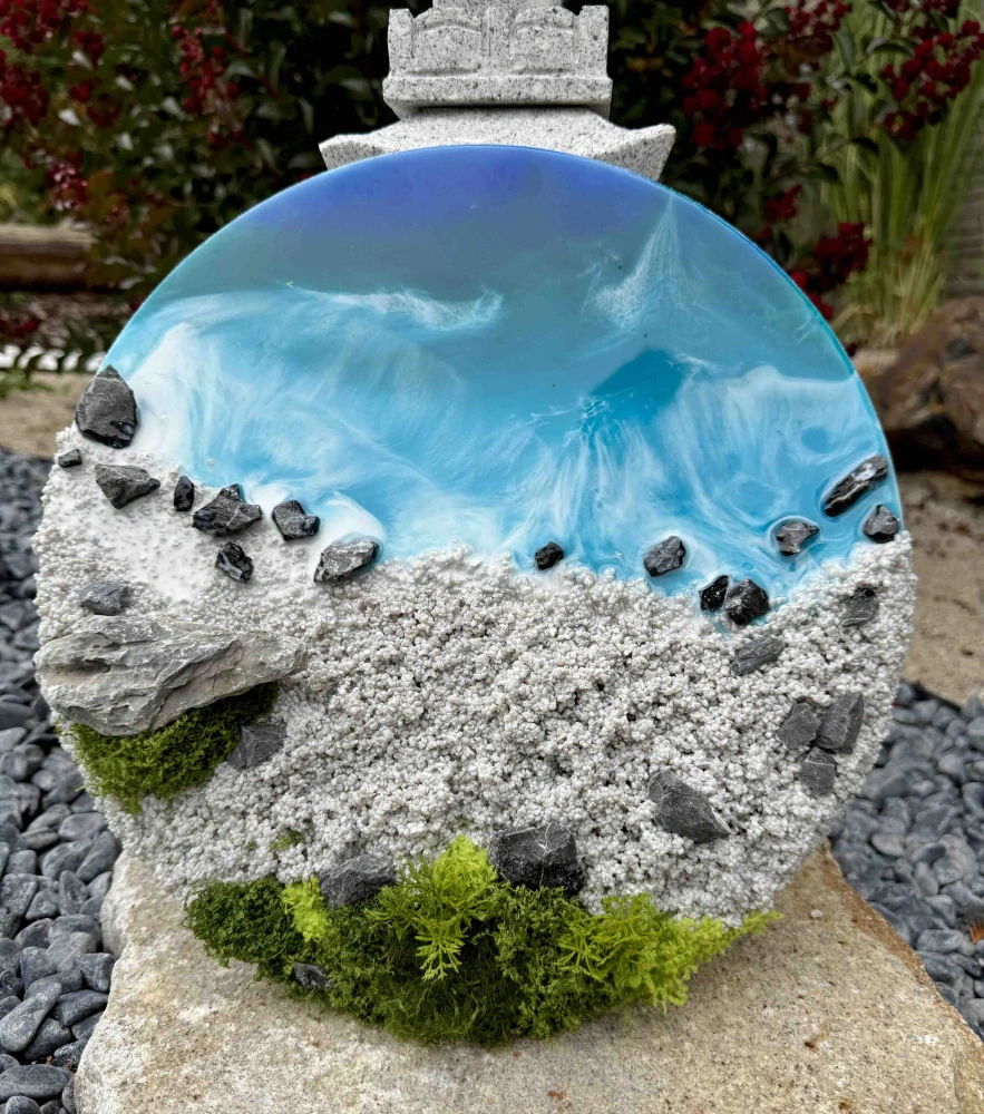 Seychely – Dotek oceánu | 3D obraz, 30 cm