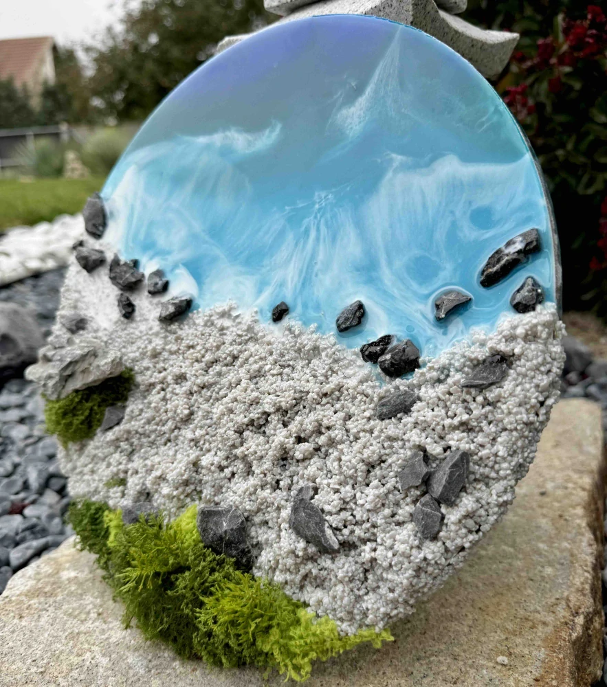 Seychely – Dotek oceánu | 3D obraz, 30 cm