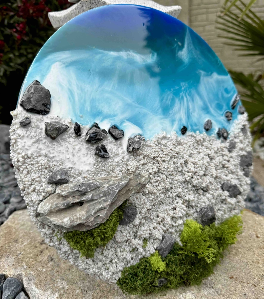 Seychely – Dotek oceánu | 3D obraz, 30 cm
