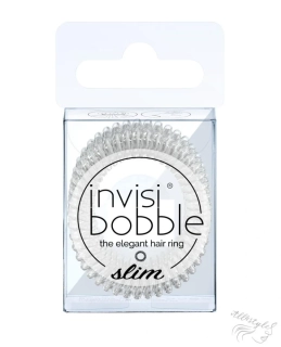invisibobble® SLIM Crystal Clear gumičky 3ks průhledná