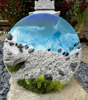 Seychely – Dotek oceánu | 3D obraz, 30 cm