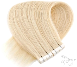 Vlasové PU pásky MINI tape in na prodlužování vlasů 50cm 22 - světlá blond