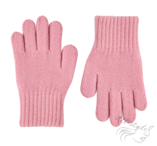 Rukavice pletené zimní Cóndor - růžové (526 pale pink)
